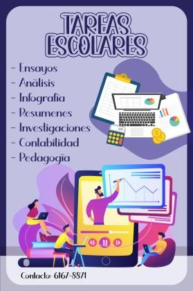 TUTORIA DE CONTABILIDAD / TAREAS / INVESTIGACIONES /ENSAYOS / RESUMENES / CV / MAPAS / ETC --- CEL: 6167-8871