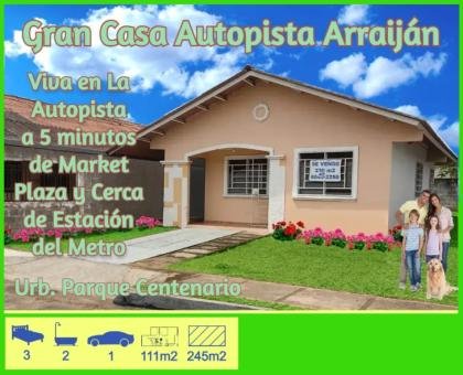 CASA EN AUTOPISTA ARRAIJAN