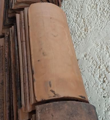 Venta de tejas de arcilla